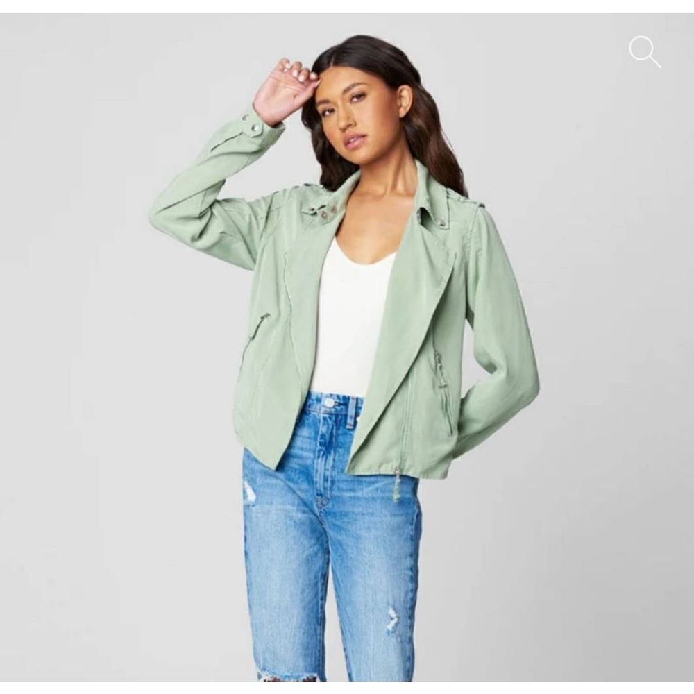 BLANKNYC / GOOD TIMES AHEAD Moto green JACKET Size 1x